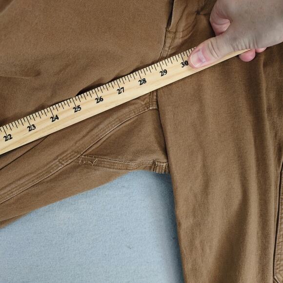 Duluth Trading Flex Fire Hose Cargo Work Pants Men's 44x28 Relaxed Fit 45507 Tan - Picture 7 of 10